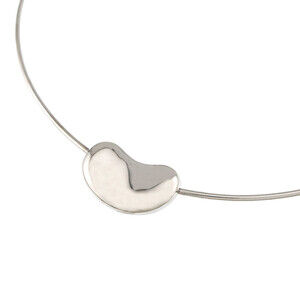 TIFFANY Silver Bean Necklace